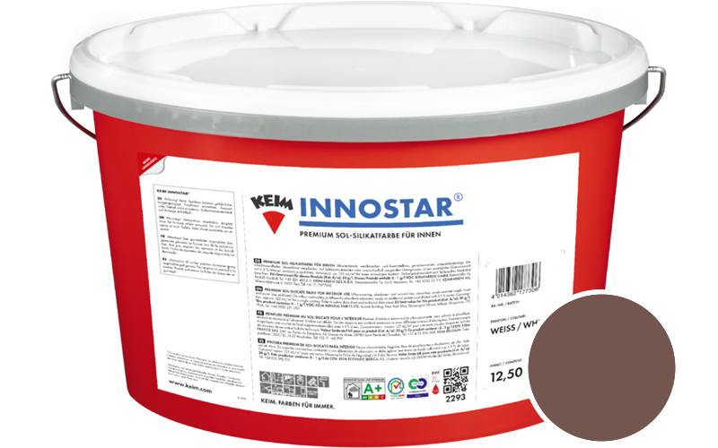 KEIM Innostar 12,5L Silikatfarbe f�r innen / Get�nt im Farbton 133