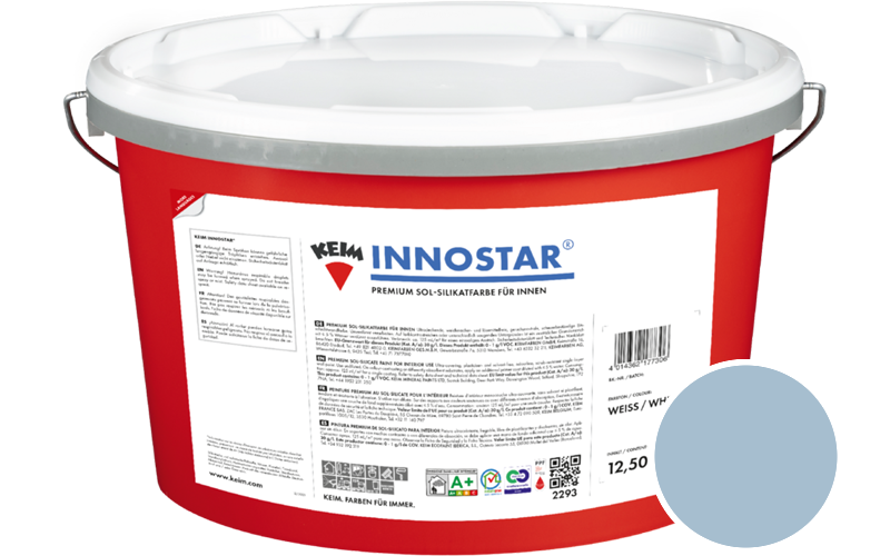 KEIM Innostar 12,5L Silikatfarbe f�r innen / Get�nt im Farbton 142