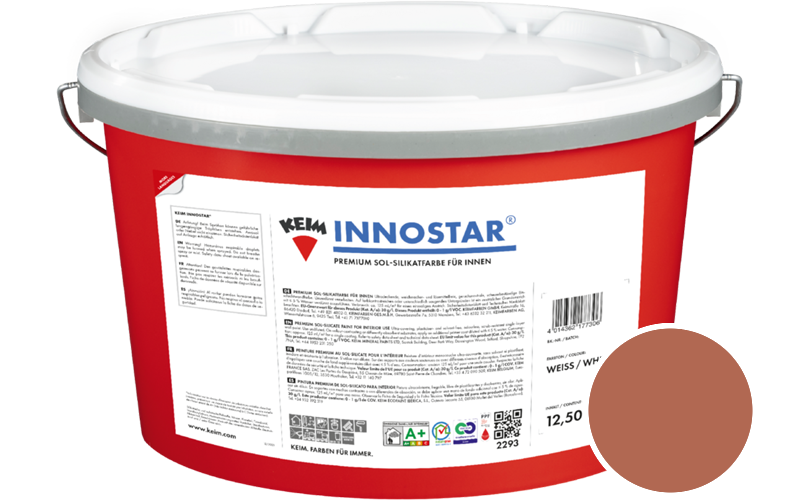 KEIM Innostar 12,5L Silikatfarbe f�r innen / Get�nt im Farbton 195