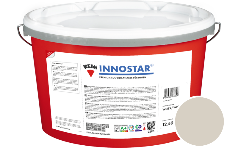 KEIM Innostar 12,5L Silikatfarbe f�r innen / Get�nt im Farbton 30
