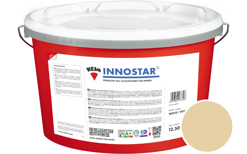 KEIM Innostar 12,5L Silikatfarbe f�r innen / Get�nt im Farbton 41