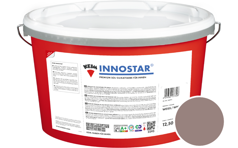 KEIM Innostar 12,5L Silikatfarbe f�r innen / Get�nt im Farbton 75