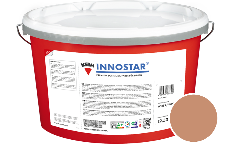KEIM Innostar 12,5L Silikatfarbe f�r innen / Get�nt im Farbton 9146