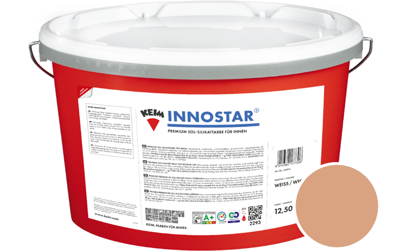 KEIM Innostar 5L Silikatfarbe f�r innen / Get�nt im Farbton 9149