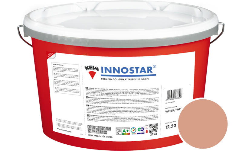 KEIM Innostar 5L Silikatfarbe f�r innen / Get�nt im Farbton 9169
