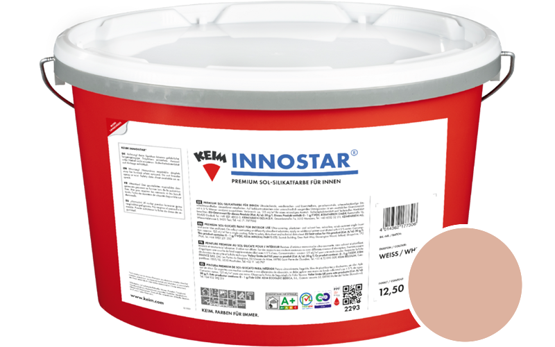 KEIM Innostar 5L Silikatfarbe f�r innen / Get�nt im Farbton 9171
