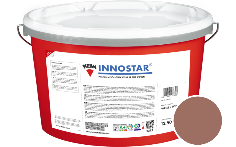 KEIM Innostar 12,5L Silikatfarbe f�r innen / Get�nt im Farbton 9183