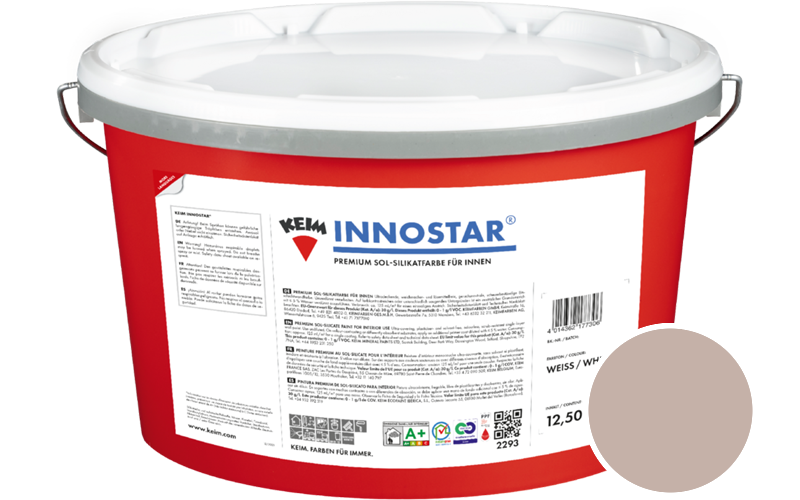 KEIM Innostar 12,5L Silikatfarbe f�r innen / Get�nt im Farbton 9210