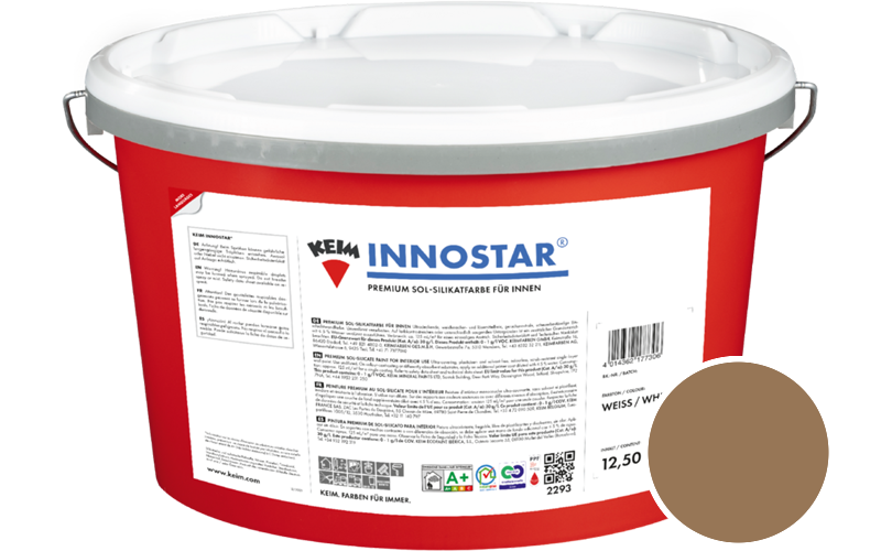 KEIM Innostar 5L Silikatfarbe f�r innen / Get�nt im Farbton 9243