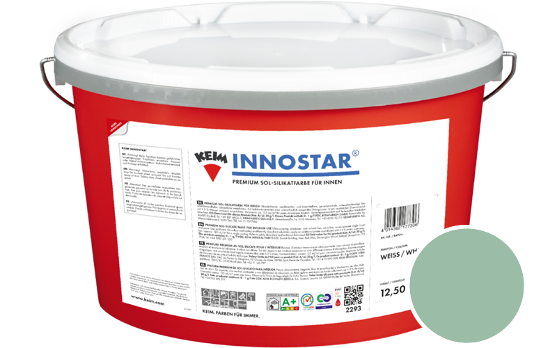 KEIM Innostar 5L Silikatfarbe f�r innen / Get�nt im Farbton 9430