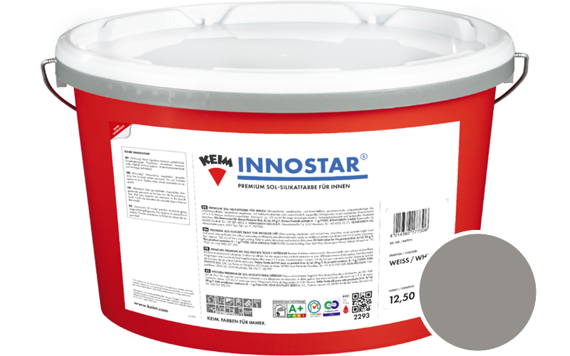 KEIM Innostar 12,5L Silikatfarbe f�r innen / Get�nt im Farbton 9585
