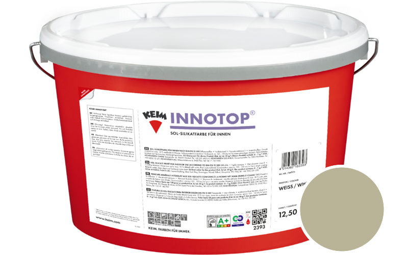 KEIM Innotop 5L Silikatfarbe f�r innen / Get�nt im Farbton 101