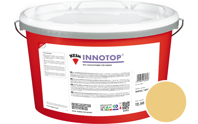 KEIM Innotop 12,5L Silikatfarbe f�r innen / Get�nt im Farbton 121
