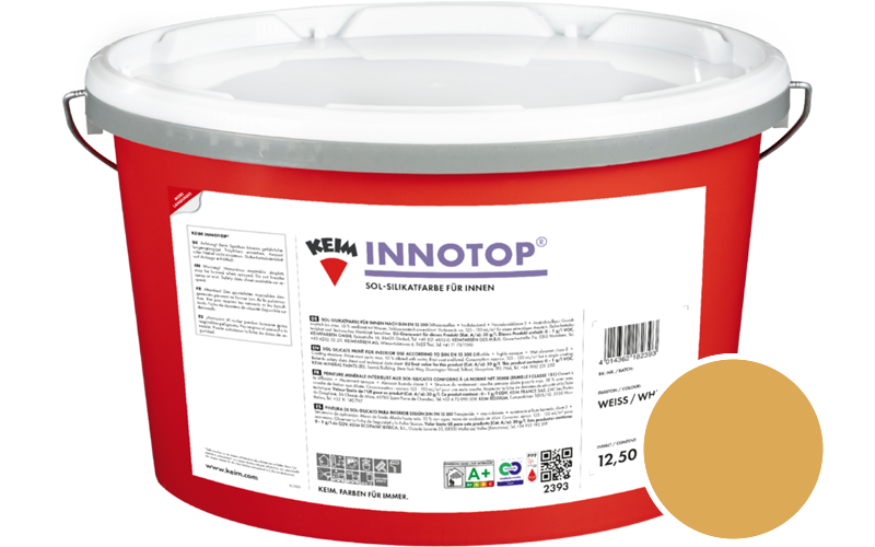 KEIM Innotop 12,5L Silikatfarbe f�r innen / Get�nt im Farbton 122