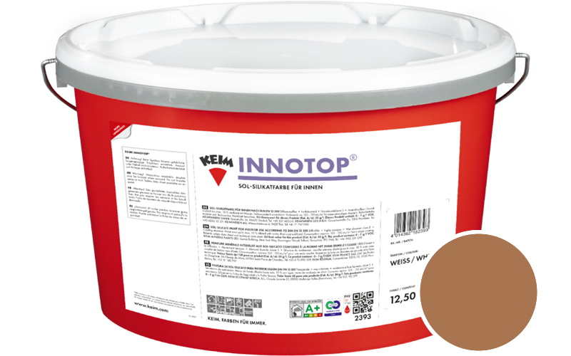 KEIM Innotop 5L Silikatfarbe f�r innen / Get�nt im Farbton 124