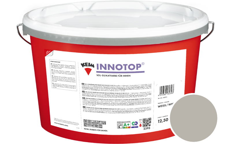 KEIM Innotop 2,5L Silikatfarbe f�r innen / Get�nt im Farbton 32