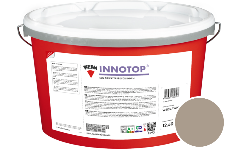 KEIM Innotop 12,5L Silikatfarbe f�r innen / Get�nt im Farbton 33