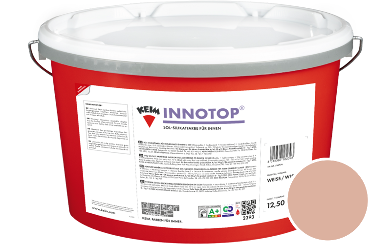 KEIM Innotop 2,5L Silikatfarbe f�r innen / Get�nt im Farbton 65
