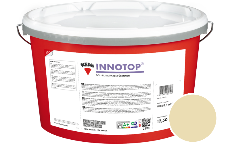 KEIM Innotop 12,5L Silikatfarbe f�r innen / Get�nt im Farbton 9037