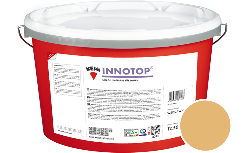 KEIM Innotop 5L Silikatfarbe f�r innen / Get�nt im Farbton 9051
