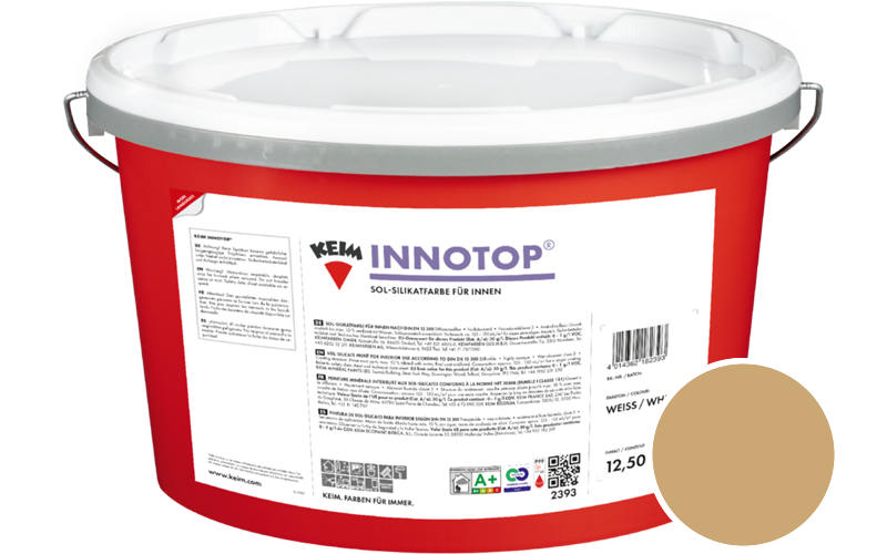 KEIM Innotop 5L Silikatfarbe f�r innen / Get�nt im Farbton 9069