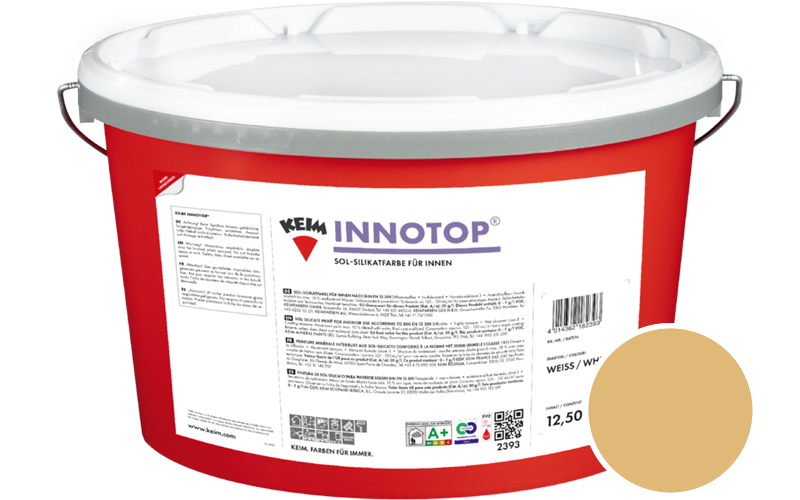 KEIM Innotop 12,5L Silikatfarbe f�r innen / Get�nt im Farbton 9071
