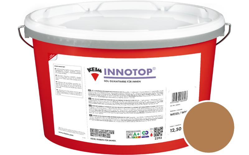 KEIM Innotop 12,5L Silikatfarbe f�r innen / Get�nt im Farbton 9084