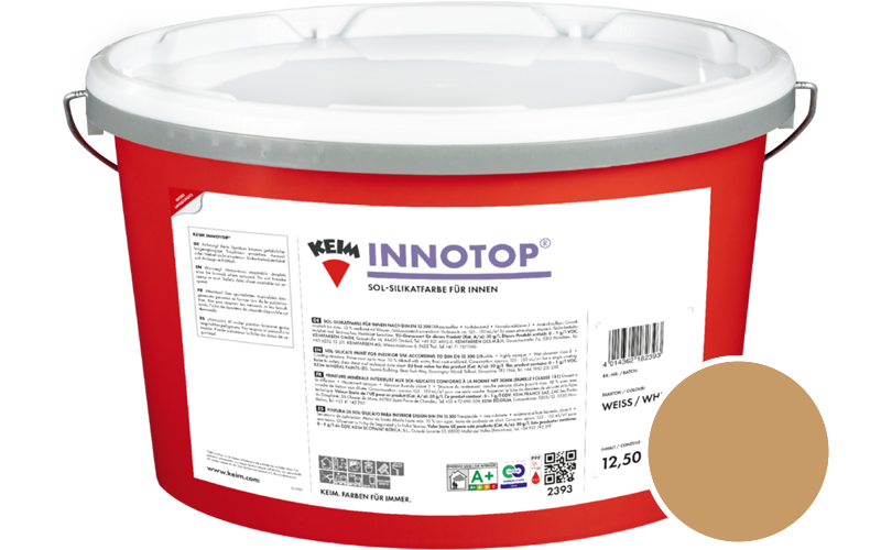 KEIM Innotop 12,5L Silikatfarbe f�r innen / Get�nt im Farbton 9087