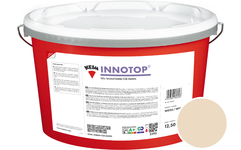 KEIM Innotop 2,5L Silikatfarbe f�r innen / Get�nt im Farbton 9117