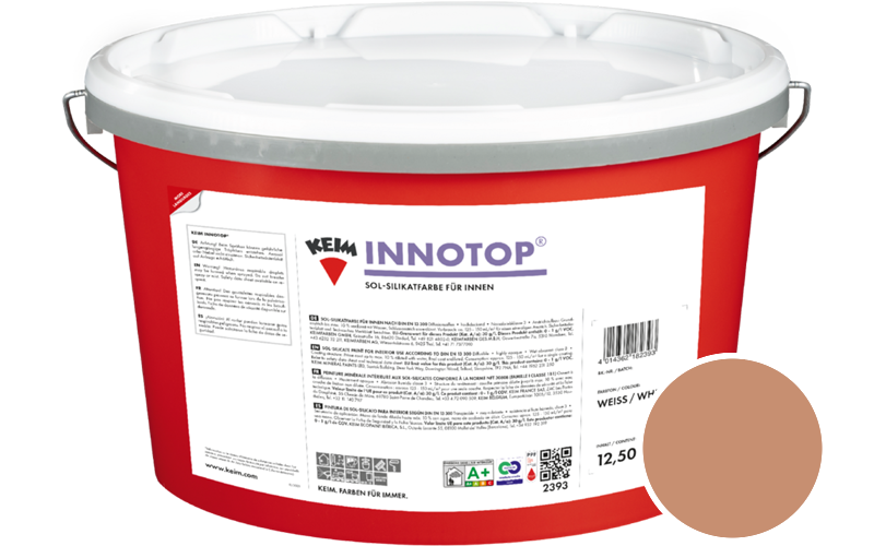 KEIM Innotop 2,5L Silikatfarbe f�r innen / Get�nt im Farbton 9146