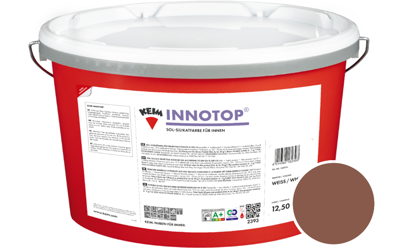 KEIM Innotop 5L Silikatfarbe f�r innen / Get�nt im Farbton 9182
