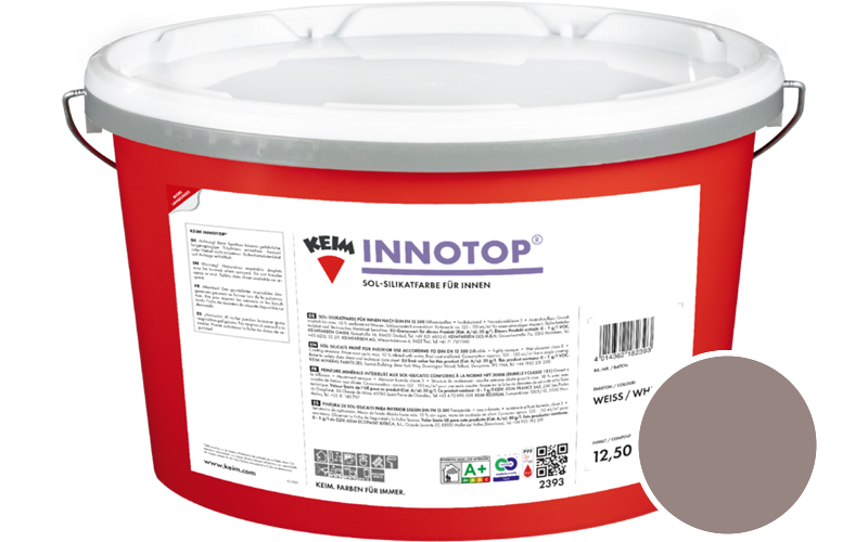 KEIM Innotop 5L Silikatfarbe f�r innen / Get�nt im Farbton 9225