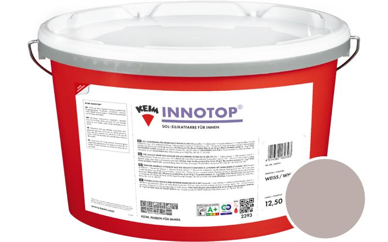 KEIM Innotop 5L Silikatfarbe f�r innen / Get�nt im Farbton 9229