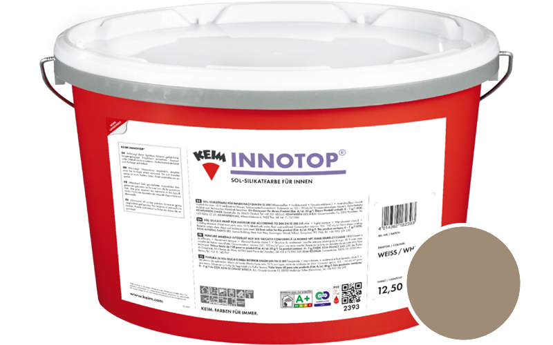 KEIM Innotop 12,5L Silikatfarbe f�r innen / Get�nt im Farbton 9285