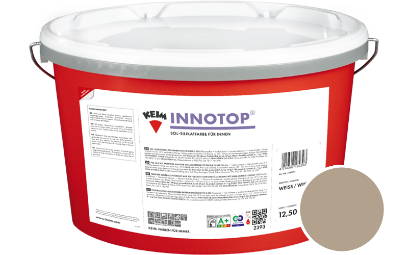 KEIM Innotop 5L Silikatfarbe f�r innen / Get�nt im Farbton 9288