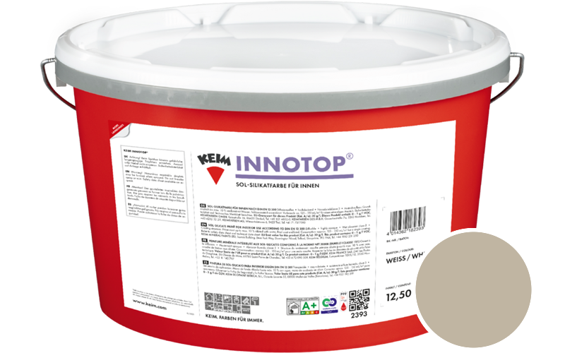 KEIM Innotop 5L Silikatfarbe f�r innen / Get�nt im Farbton 9310