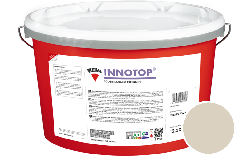 KEIM Innotop 5L Silikatfarbe f�r innen / Get�nt im Farbton 9314