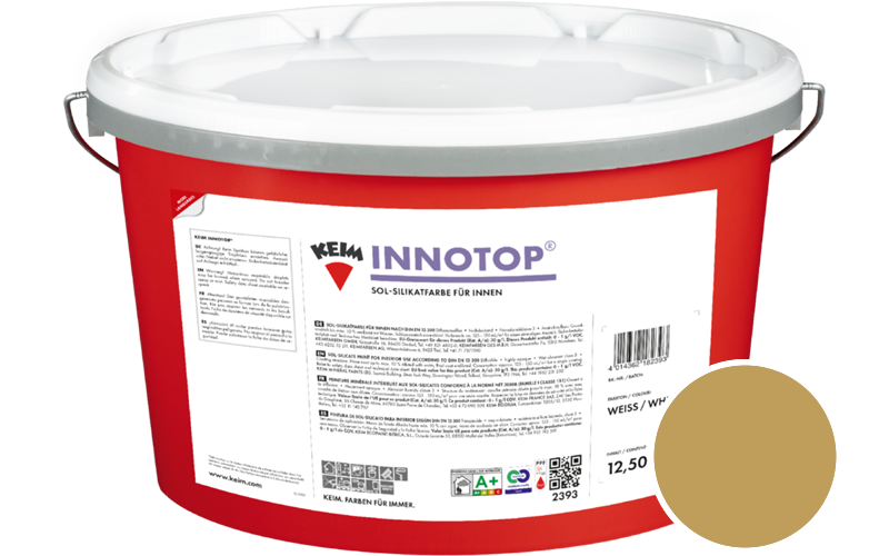 KEIM Innotop 5L Silikatfarbe f�r innen / Get�nt im Farbton 9328