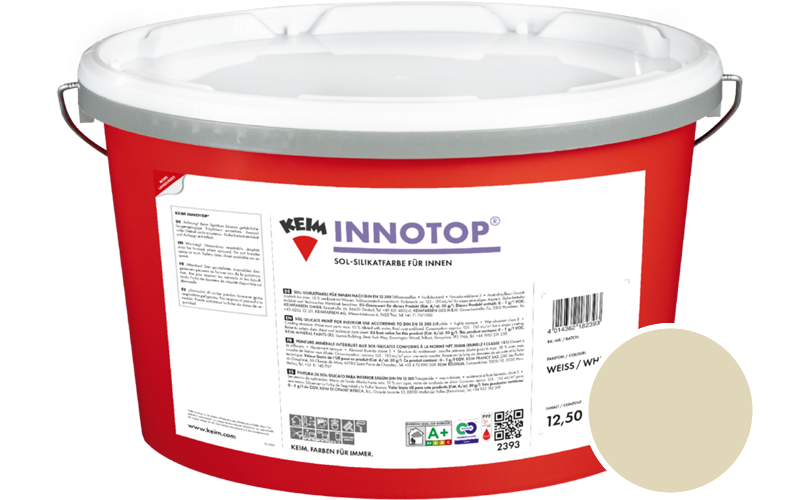 KEIM Innotop 5L Silikatfarbe f�r innen / Get�nt im Farbton 9375