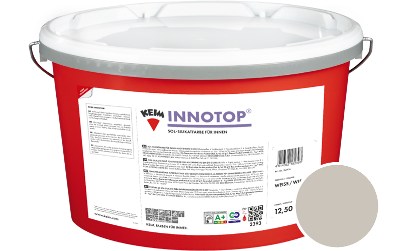 KEIM Innotop 12,5L Silikatfarbe f�r innen / Get�nt im Farbton 9552