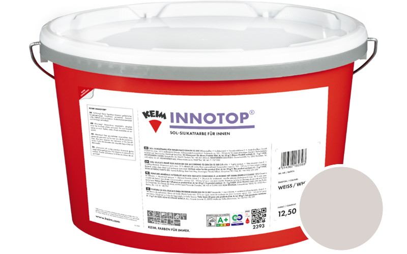 KEIM Innotop 12,5L Silikatfarbe f�r innen / Get�nt im Farbton 9574