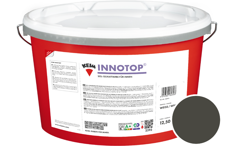 KEIM Innotop 5L Silikatfarbe f�r innen / Get�nt im Farbton RAL 6006 Grauoliv