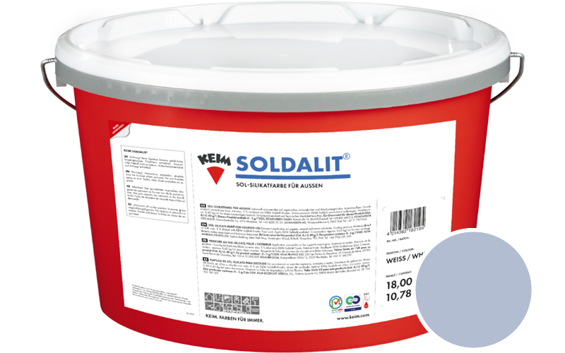 KEIM Soldalit 18kg Silikat-Fassadenfarbe / Get�nt im Farbton 231