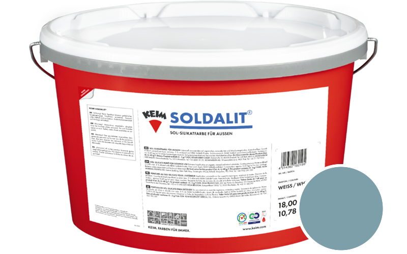 KEIM Soldalit 18kg Silikat-Fassadenfarbe / Get�nt im Farbton 79