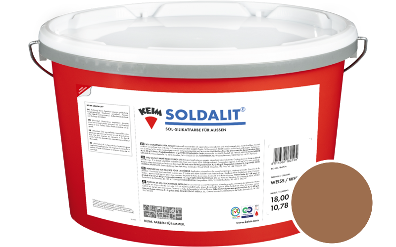 KEIM Soldalit 18kg Silikat-Fassadenfarbe / Get�nt im Farbton 9103