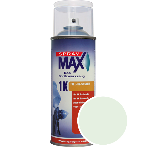 SprayMax Lackspray mit Caparol Seidenmatt-Buntlack - 400ml Spraydose in Wunschfarbe Lackspraydose / Getnt im Farbton Agave 120