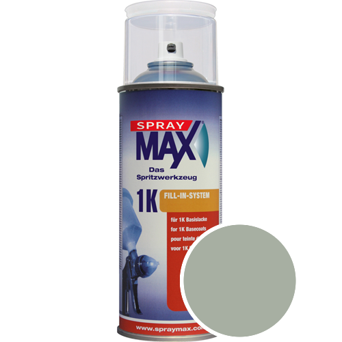 SprayMax Lackspray mit Caparol Seidenmatt-Buntlack - 400ml Spraydose in Wunschfarbe Lackspraydose / Getönt im Farbton Agave 40