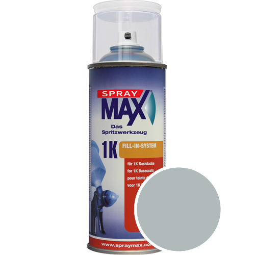 SprayMax Lackspray mit Caparol Seidenmatt-Buntlack - 400ml Spraydose in Wunschfarbe Lackspraydose / Get�nt im Farbton Alucryl 35