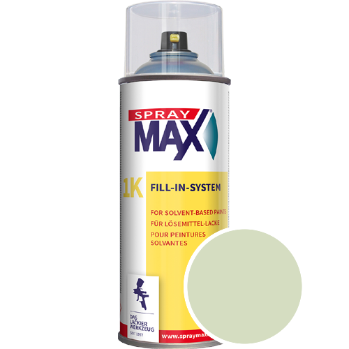 SprayMax Lackspray mit Caparol Seidenmatt-Buntlack - 400ml Spraydose in Wunschfarbe Lackspraydose / Get�nt im Farbton Amazonas 16
