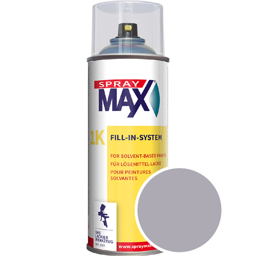 SprayMax Lackspray mit Caparol Seidenmatt-Buntlack - 400ml Spraydose in Wunschfarbe Lackspraydose / Get�nt im Farbton Amethyst 45